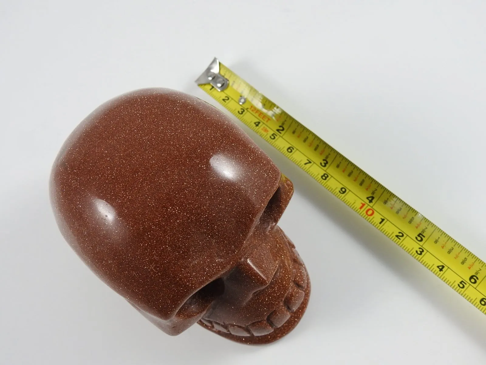 Goldstone Crystal Skull CLOSEOUT