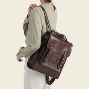 Grace Genuine Leather Convertible Satchel