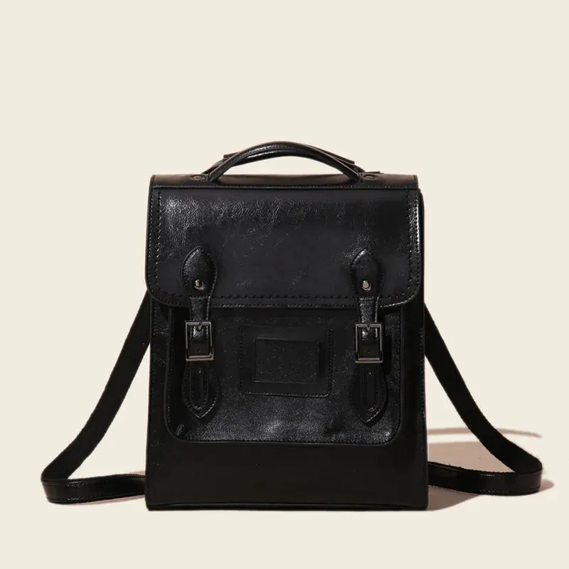 Grace Genuine Leather Convertible Satchel