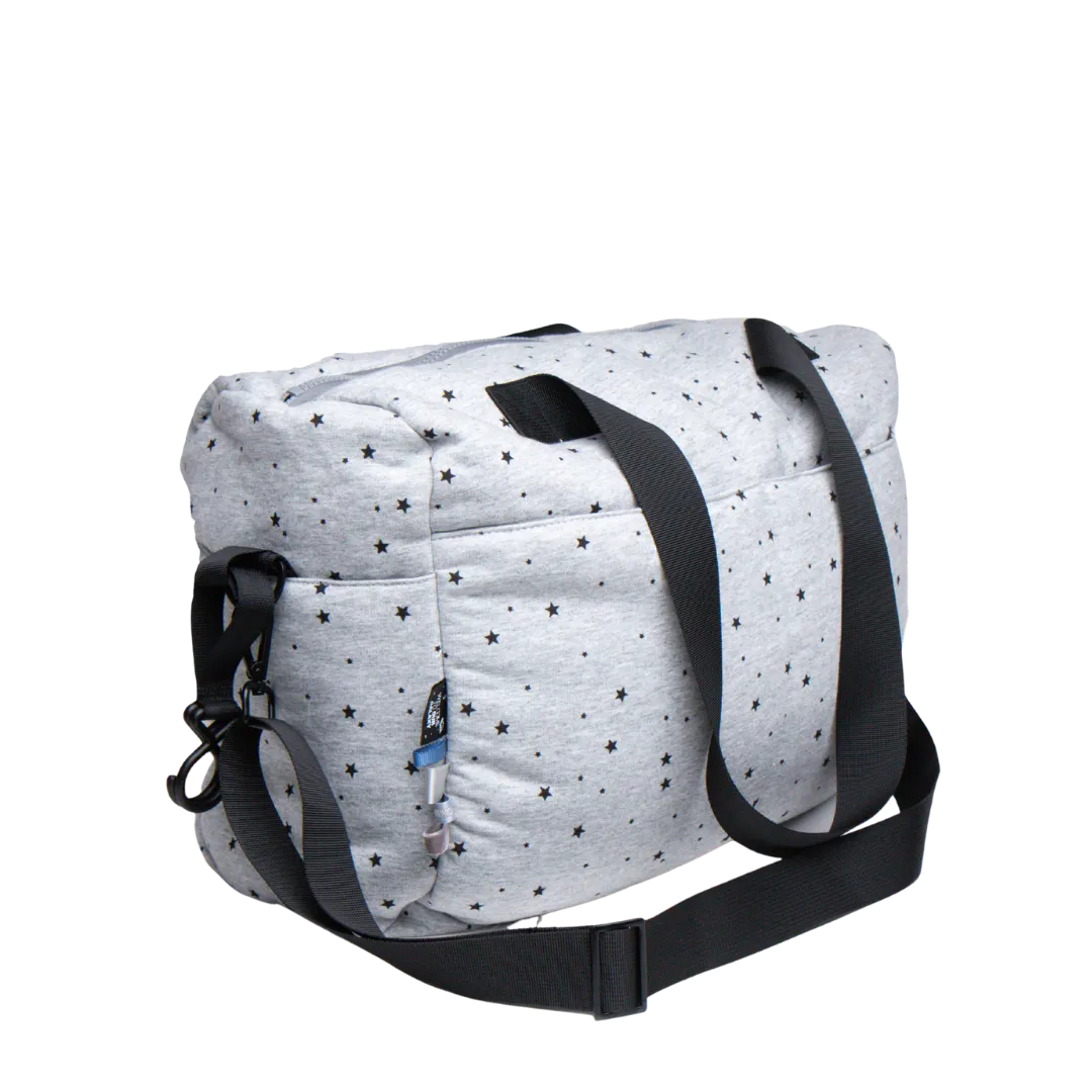 Grey Stars Diaper Bag
