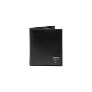 Guess Men Leather Wallet Spring Summer Black