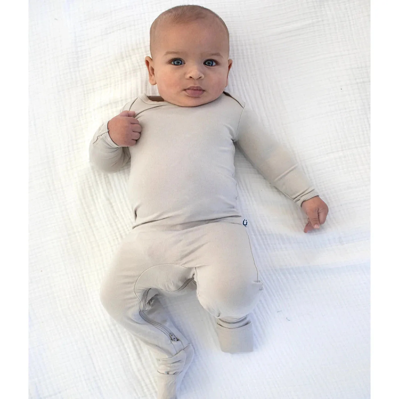 Gunamuna Mist Convertible Romper Footie