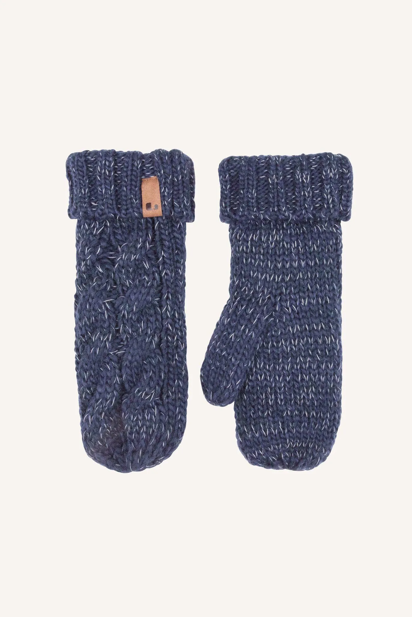 HANDLIGHT  MITTEN, REFLECTIVE - NAVY