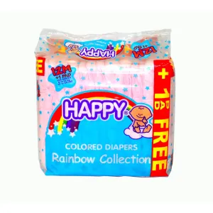 HAPPY DIAPER M 12`S PINK