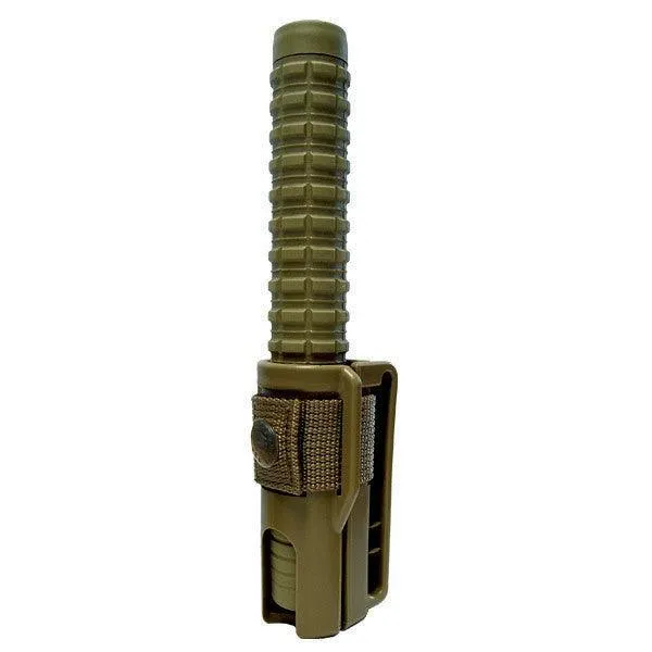 Hardened expandable baton 21″ / 530  plus  plastic holder - TAN