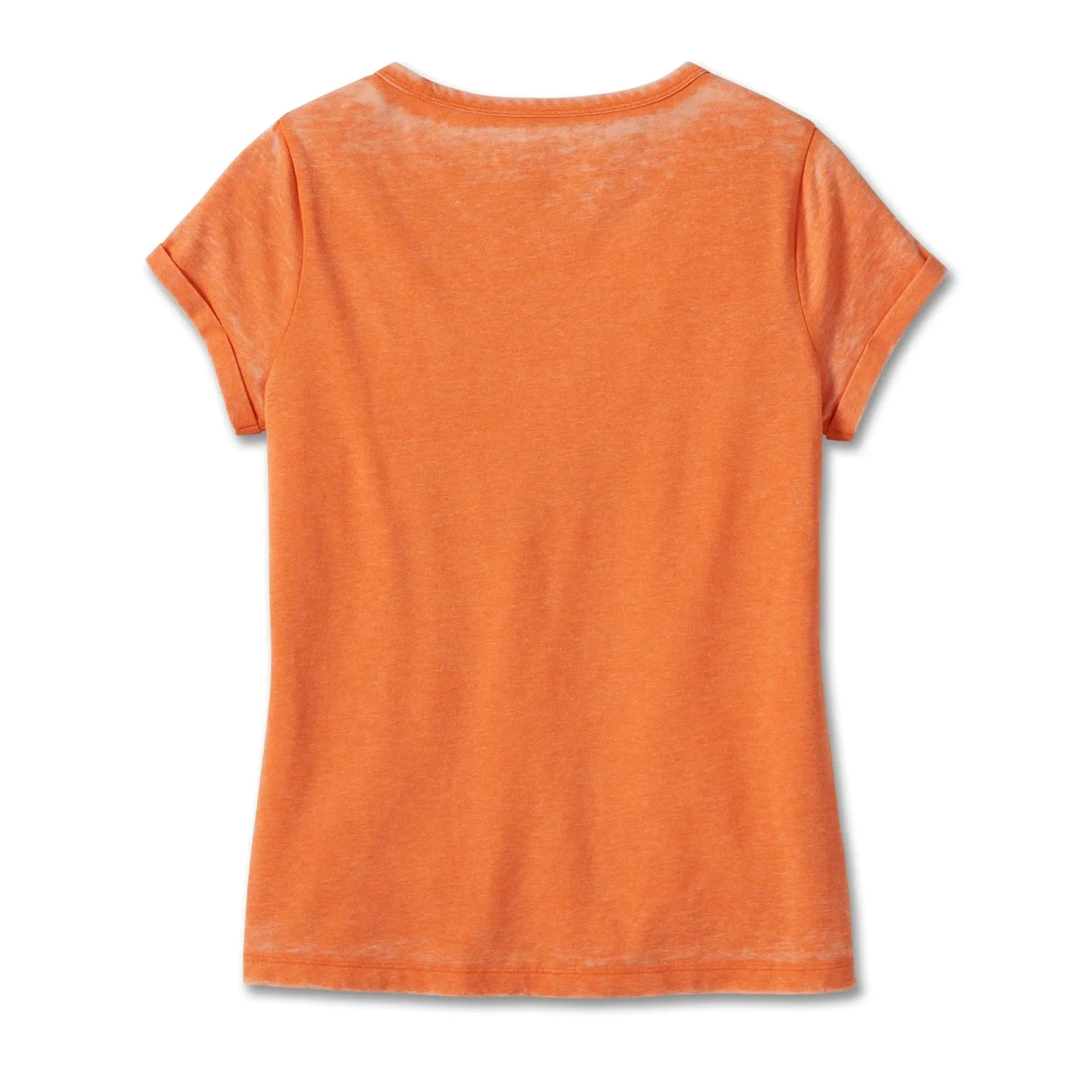 Harley-Davidson® Women's Screamin' Eagle Burnout Tee - Harley Orange