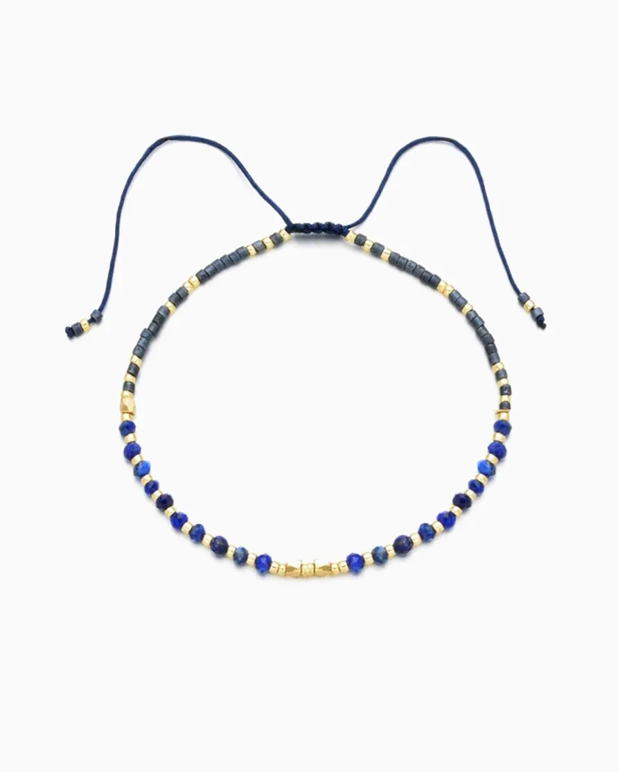 Healing Gemstone Stacking Bracelet - Lapis Lazuli