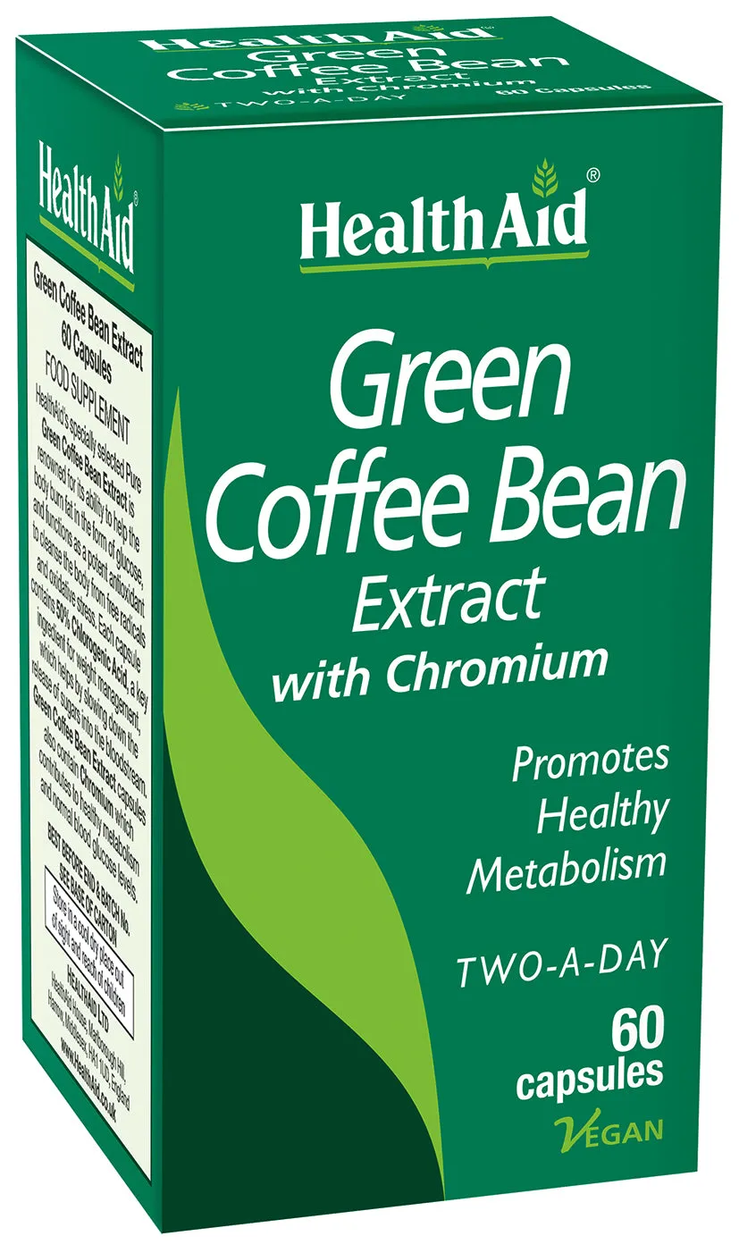 Health Aid Green Coffee Bean Extract with Chromium 60's