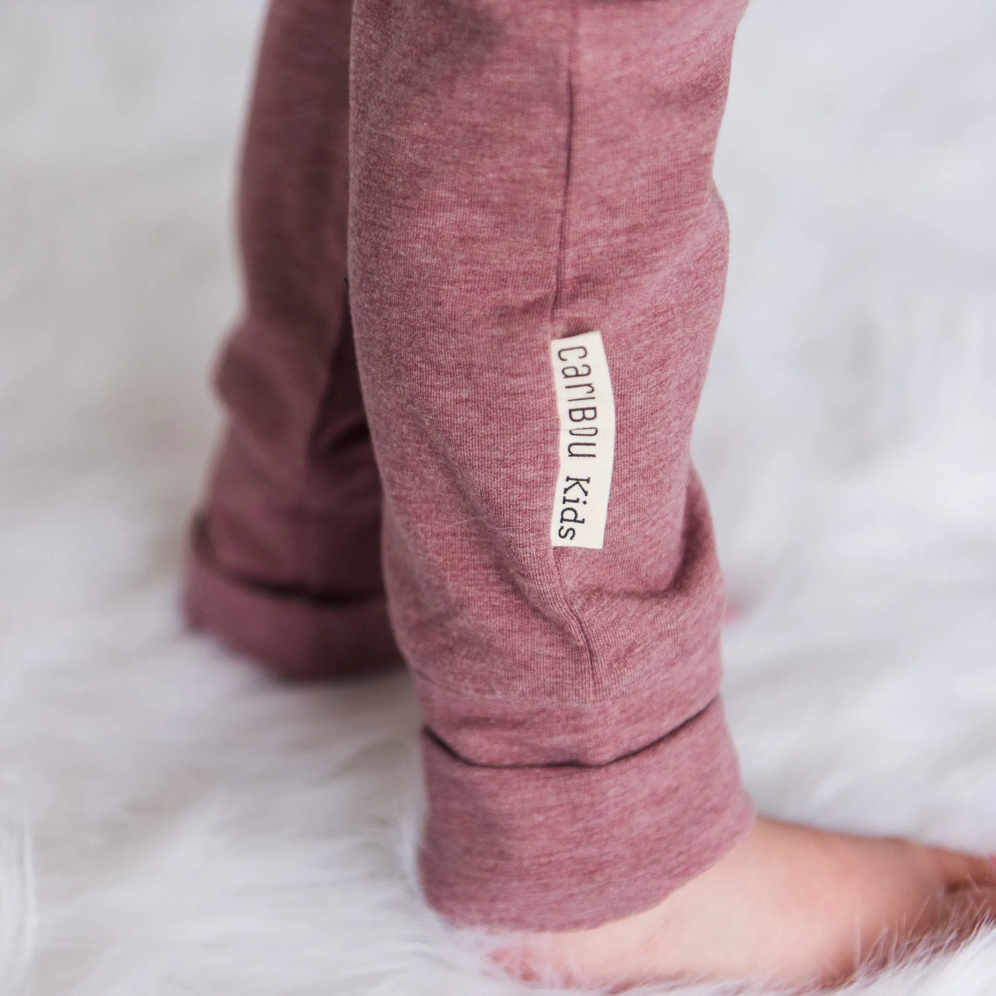 Heather Mauve Bamboo Joggers