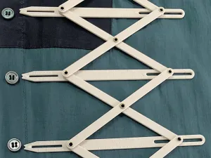 Hemline Expandable Sewing Gauge - Button Spacer