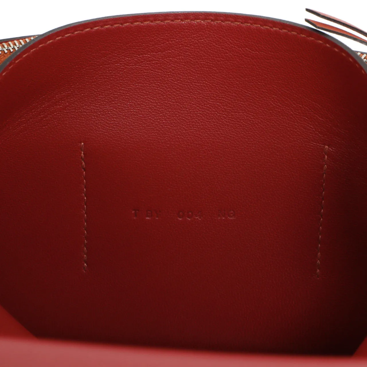 Hermes Vermillion Swift Leather Dogon Duo  Wallet