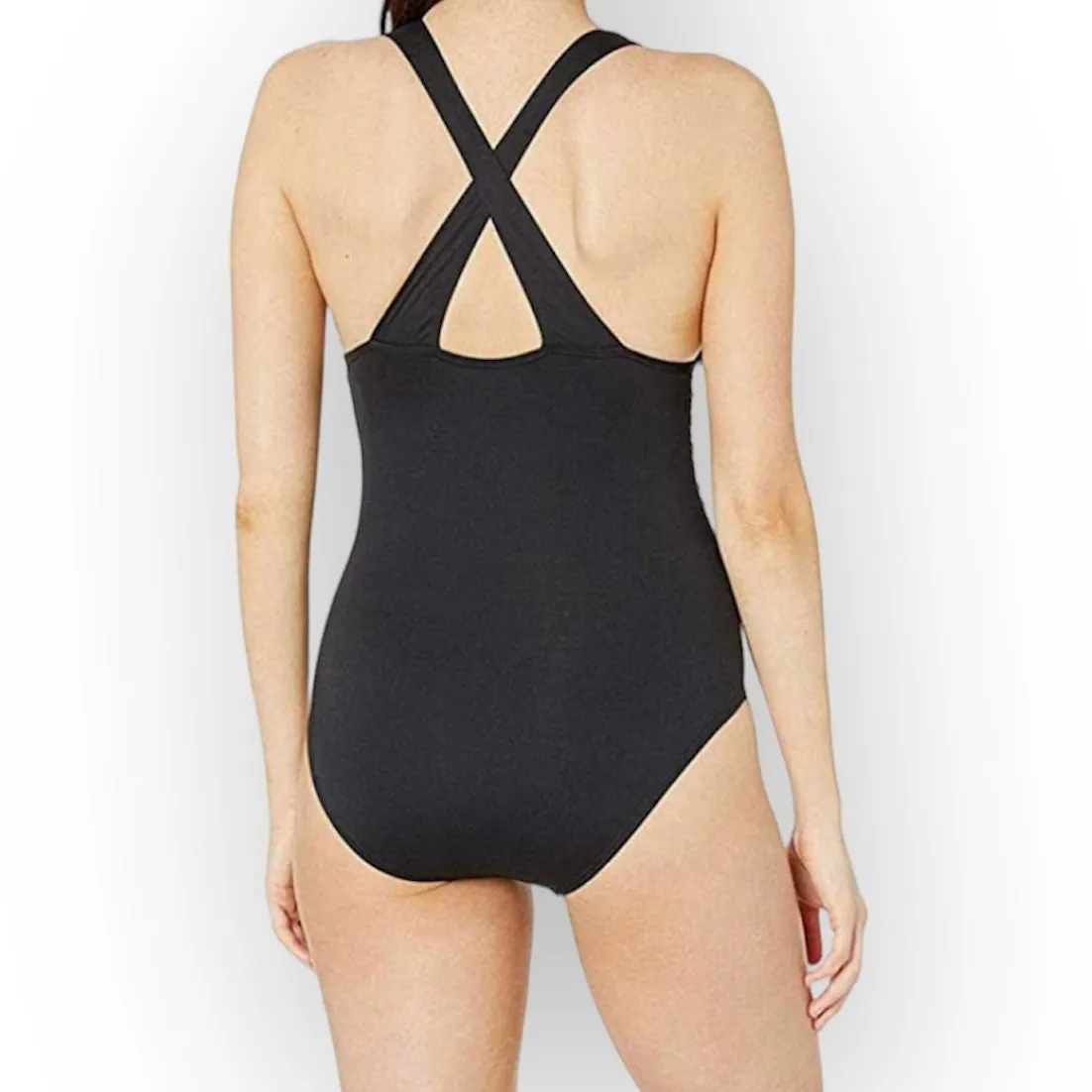 High Neck Convertible Ruched One-Piece Swimsuit