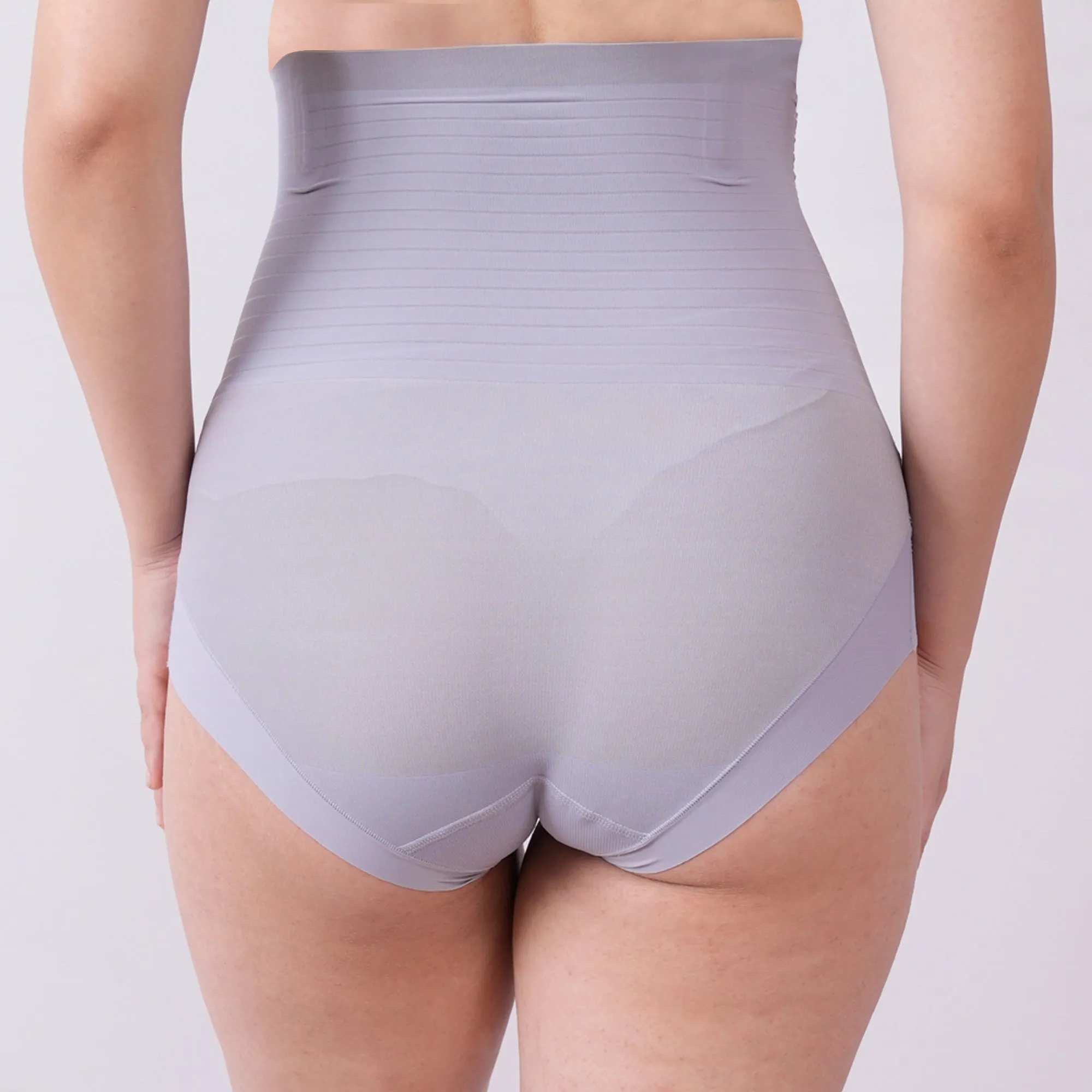 High Waist Ultra Thin Compression Shaper Brief with Tummy Control & No VPL
