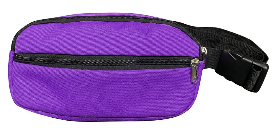 Hip Pack (Fanny Pack) Bag with zipper pockets.