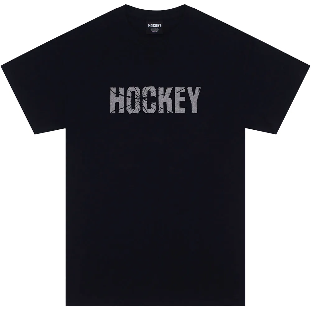 Hockey Shatter Reflective Tee Black