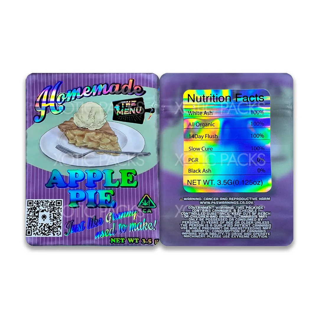 Homemade Apple Pie Mylar Bag 3.5 Grams