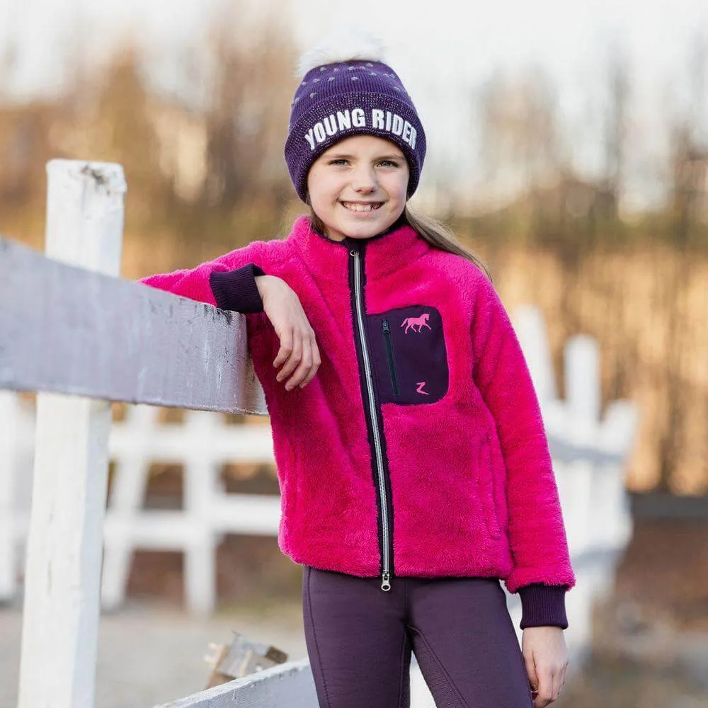 Horze Terry Kids Reflective Knitted Hat