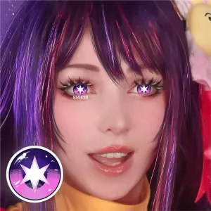 Hoshino Purple Cosplay Contact Lenses Yearly