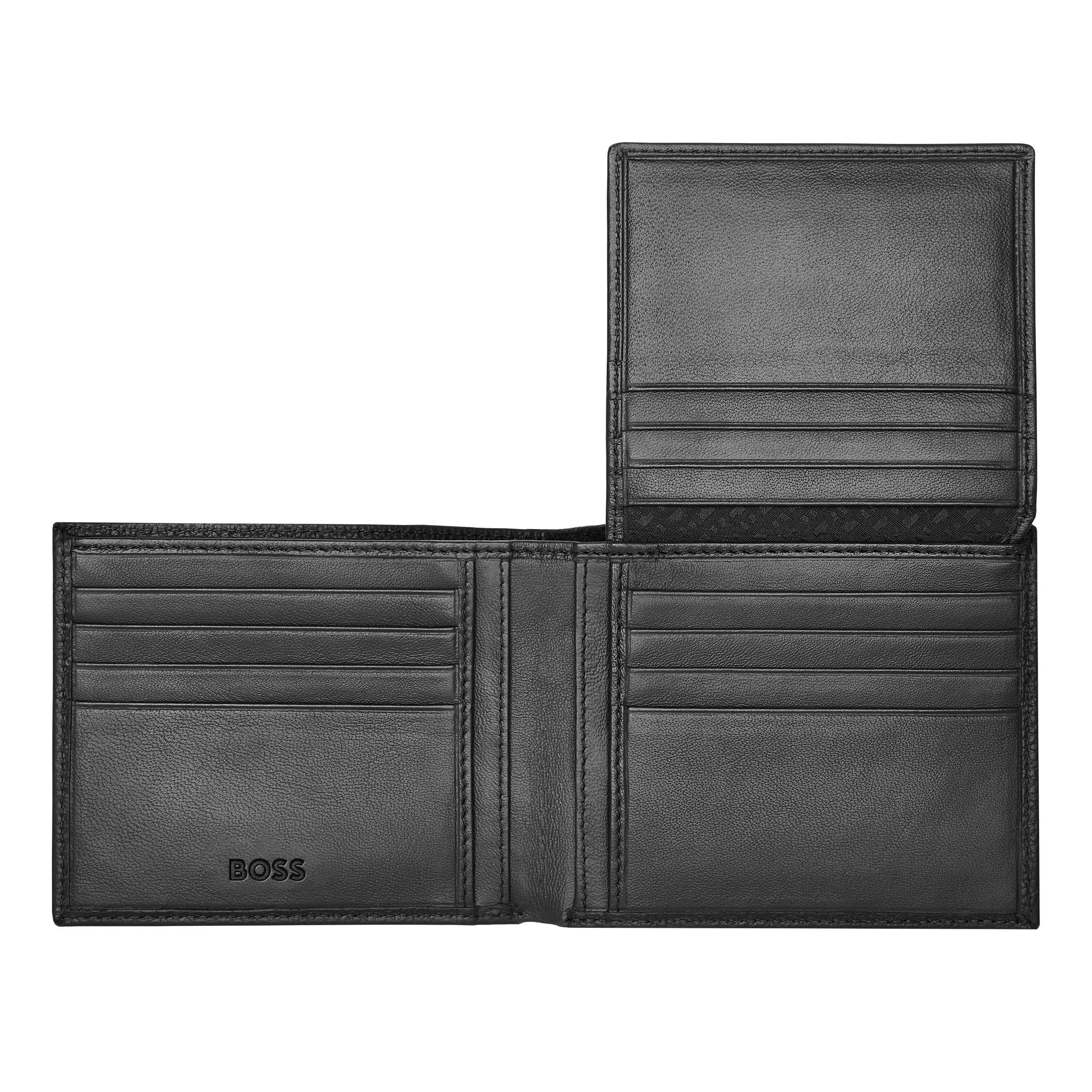 HUGO BOSS HLY416A-Wallet with flap Classic Grained Black