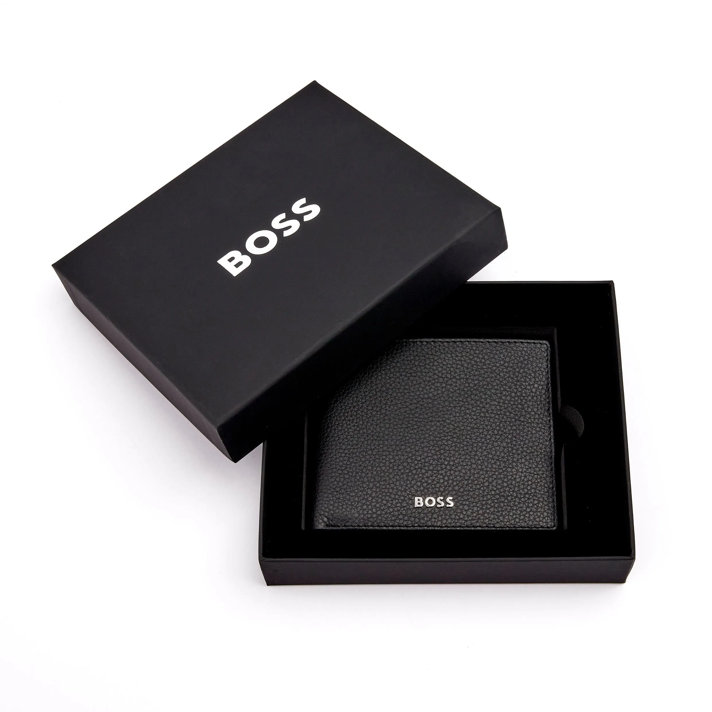 HUGO BOSS HLY416A-Wallet with flap Classic Grained Black
