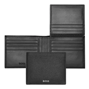 HUGO BOSS HLY416A-Wallet with flap Classic Grained Black