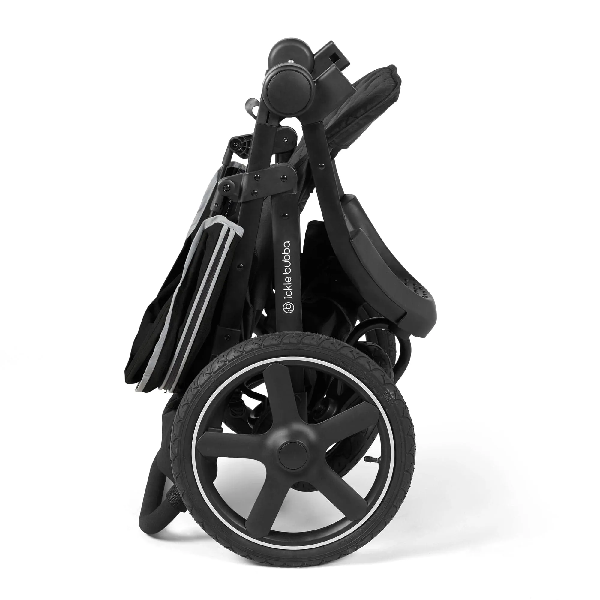 Ickle Bubba Venus Max Jogger Stroller in Black/Black