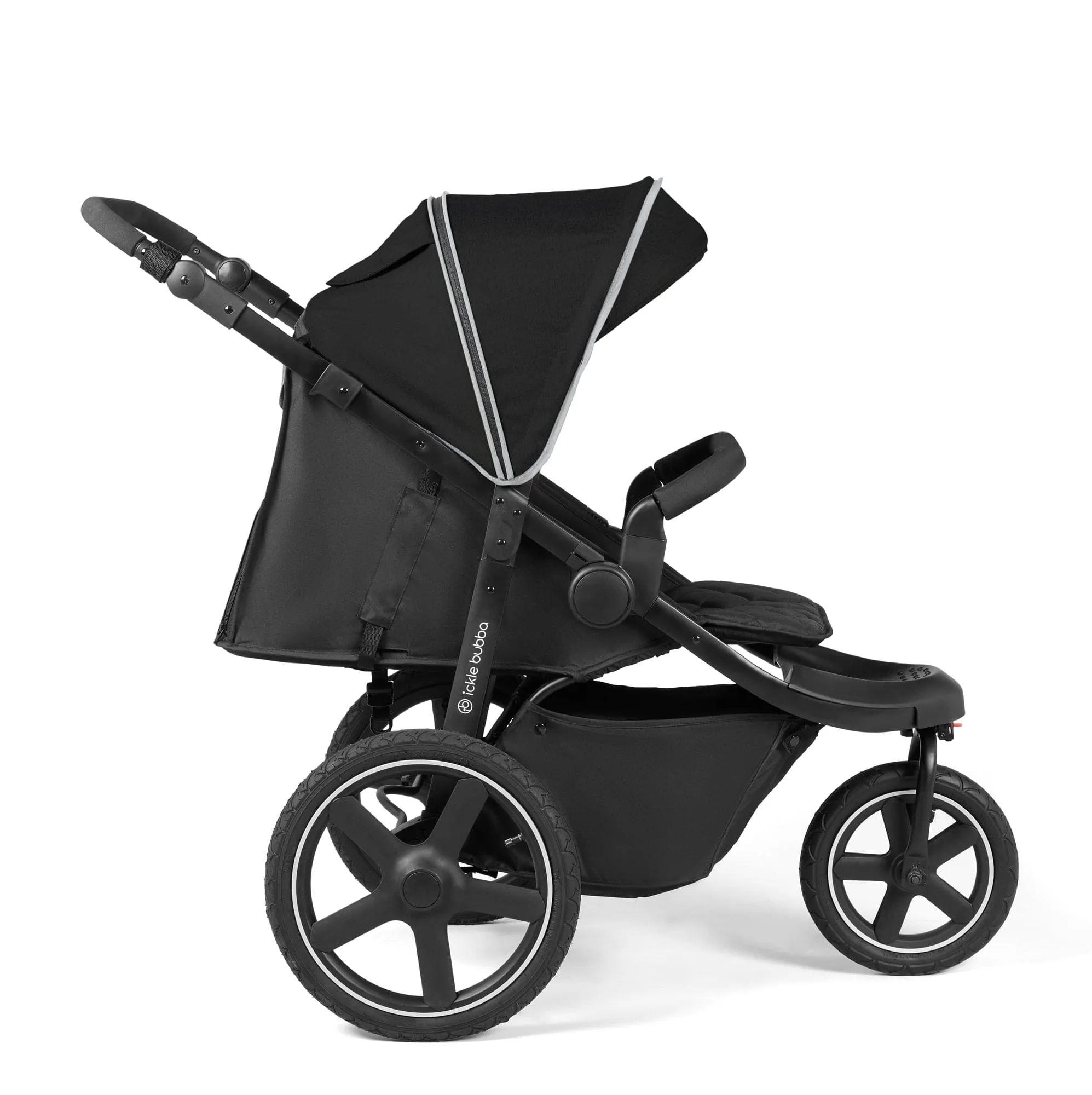 Ickle Bubba Venus Max Jogger Stroller in Black/Black