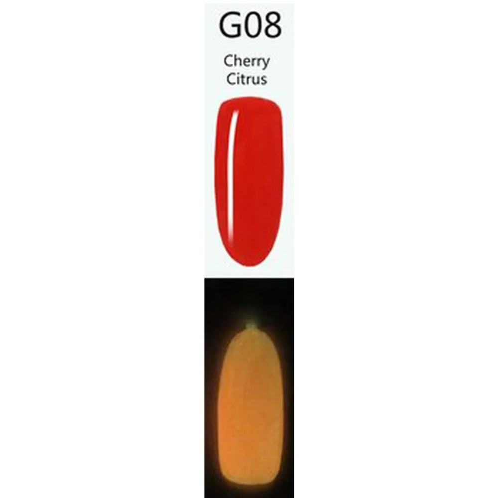 iGel LB Glow-in-the-Dark Gel Color - #G08 Cherry Citrus / 0.6 oz.