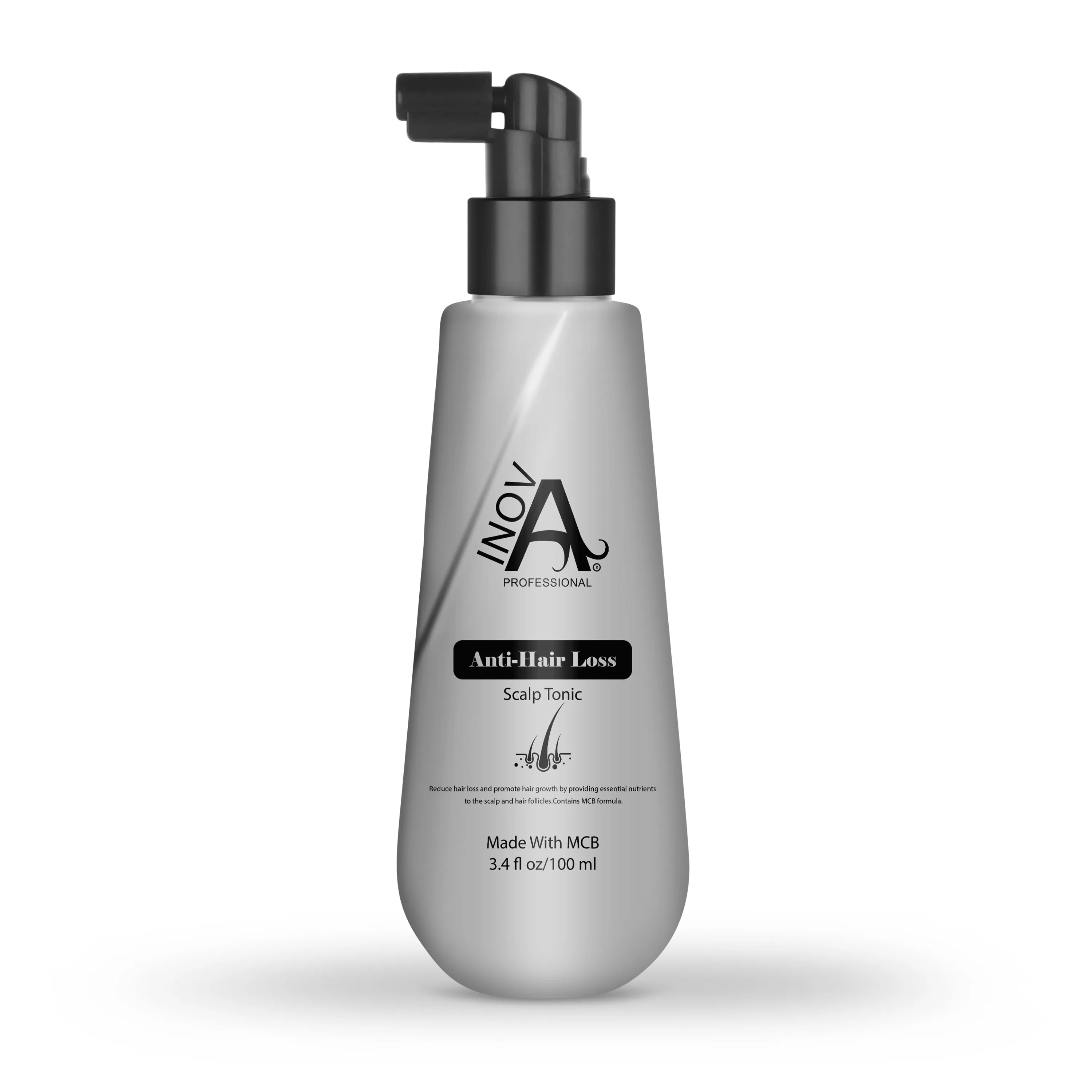 Inova Professional Anti-Hair Loss Scalp Tonic: Advanced Care for Stronger, Healthier Hair 3.4 Oz Salon Edition