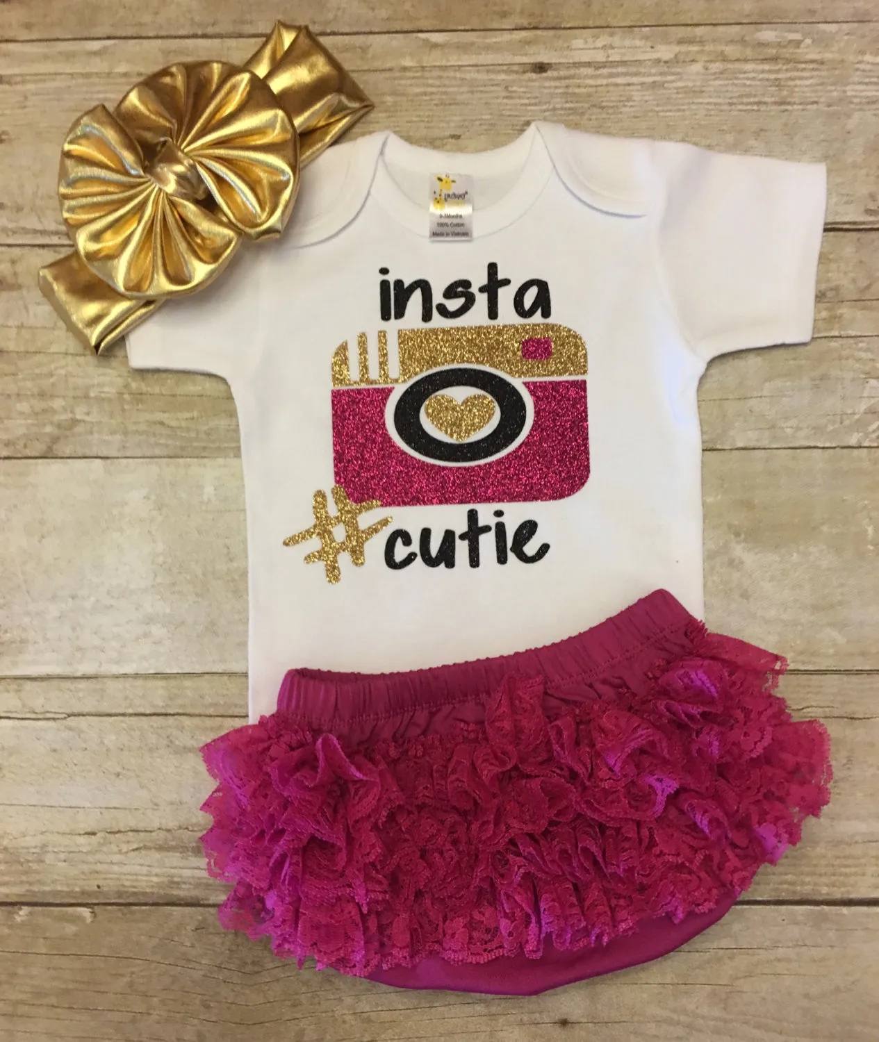 Instagram Baby Bodysuit "Insta Cutie"