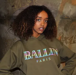 IRIDESCENT REFLECTIVE BALLIN HOODIE