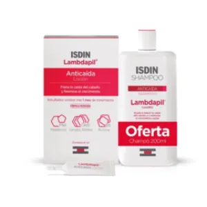 ISDIN Promo Pack: ISDIN Lambdapil Anti Hair Loss Shampoo 200ml   ISDIN Lambdapil Anti Hair Loss Lotion 20x3ml