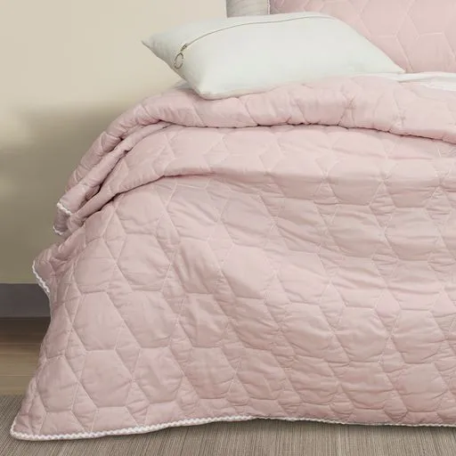 Jelly Bean BOLSTON Coverlet Set - PINK & PALE BLUE