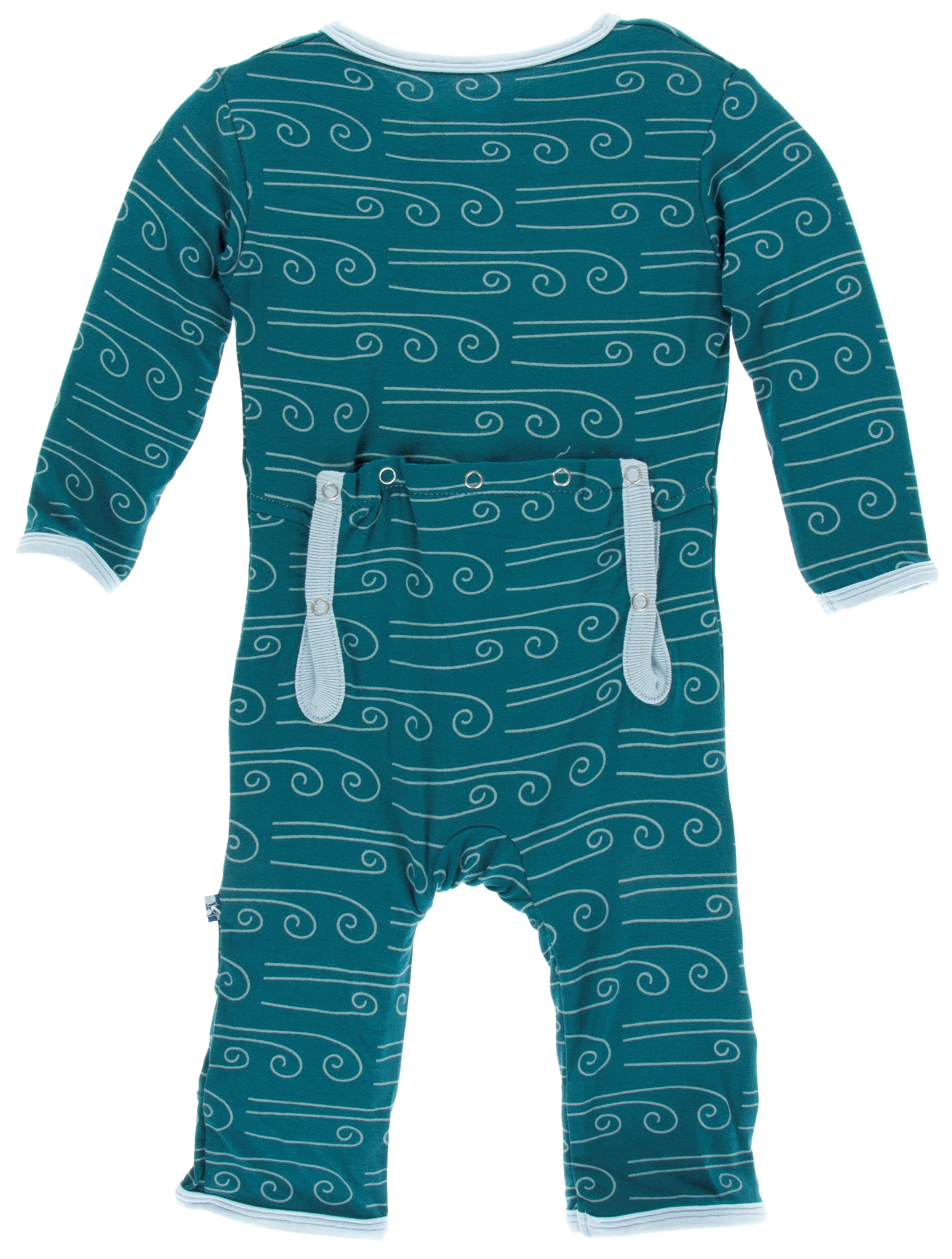 KicKee Pants Heritage Blue Winds Coverall with Zipper