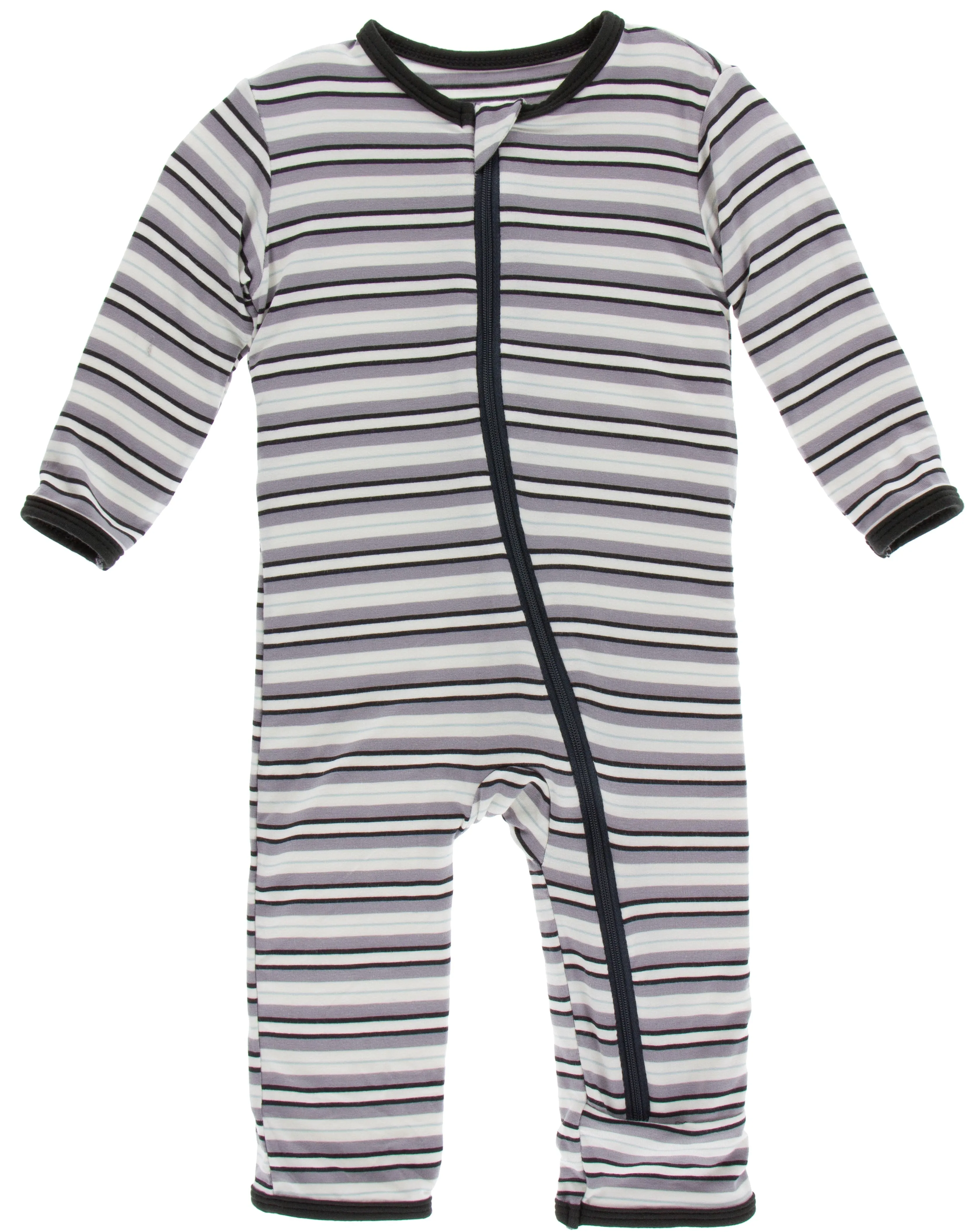 KicKee Pants India Pure Stripe Coverall with Zipper