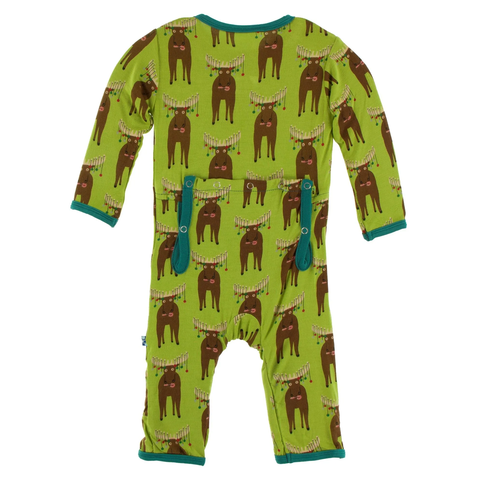 KicKee Pants Meadow Bad Moose Coverall with Zipper