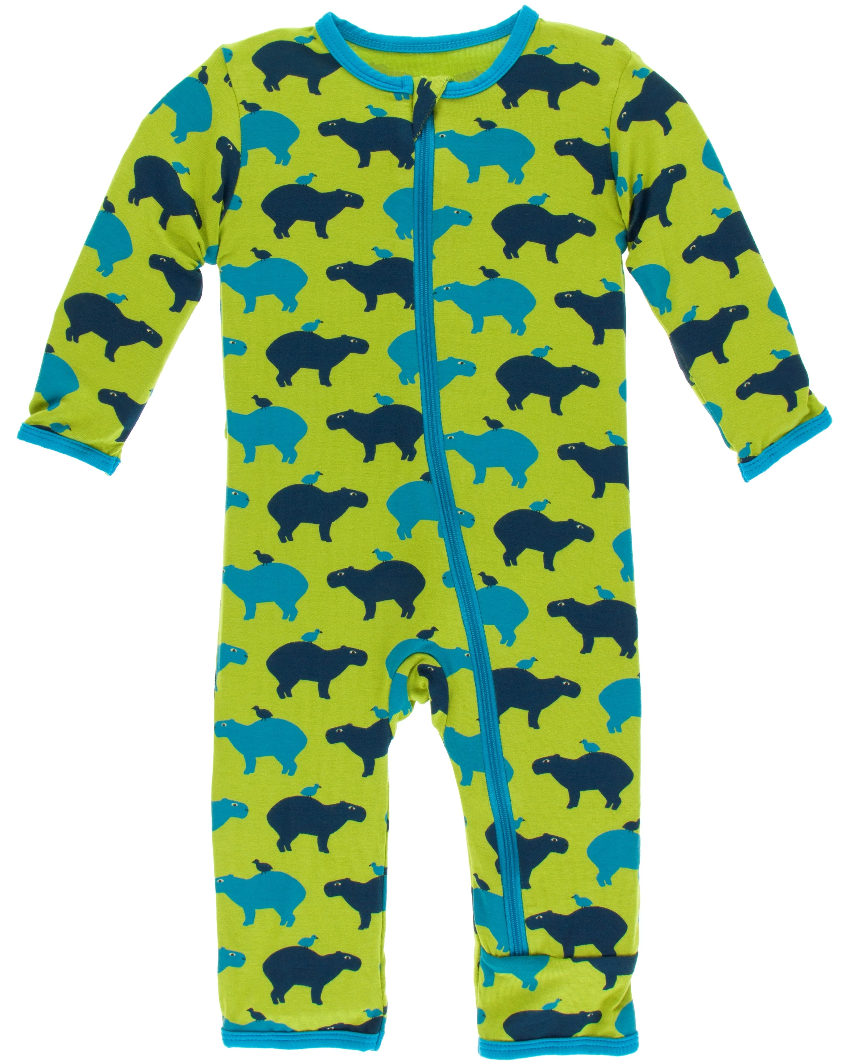 KicKee Pants Meadow Capybara Coverall with Zipper