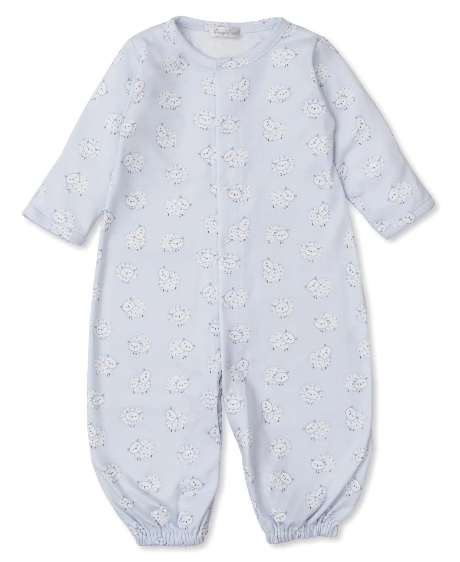 Kissy Kissy: Fleecy Sheep Blue Convertible Gown