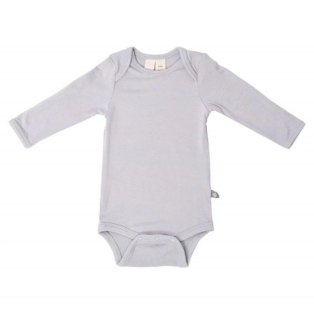 Kyte Baby Long Sleeve Bodysuit (Storm)