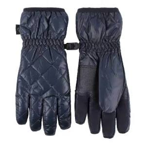 Ladies Quilted Waterproof Wind Resistant Thermal Gloves for Winter