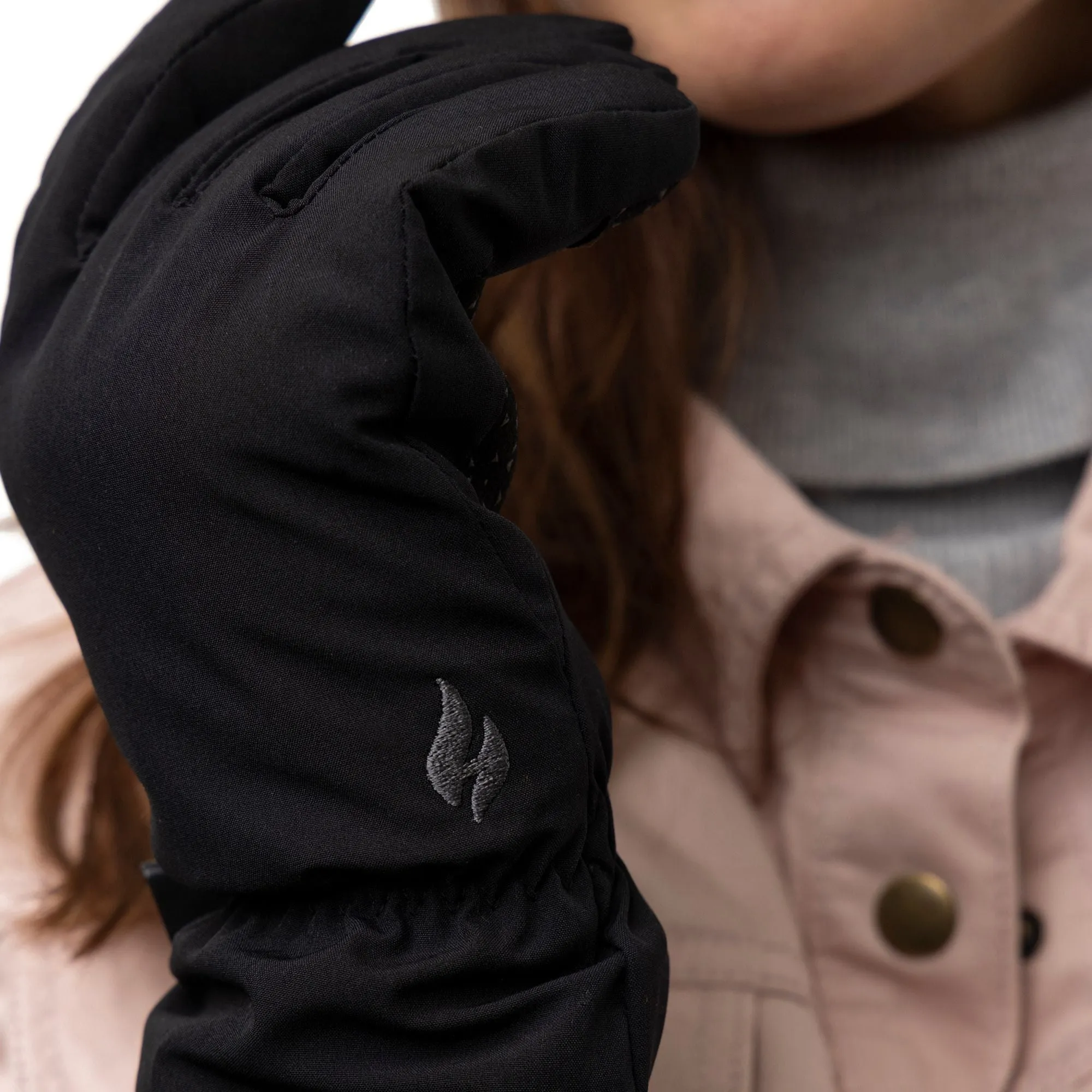 Ladies Soft Shell Waterproof Wind Resistant Thermal Gloves