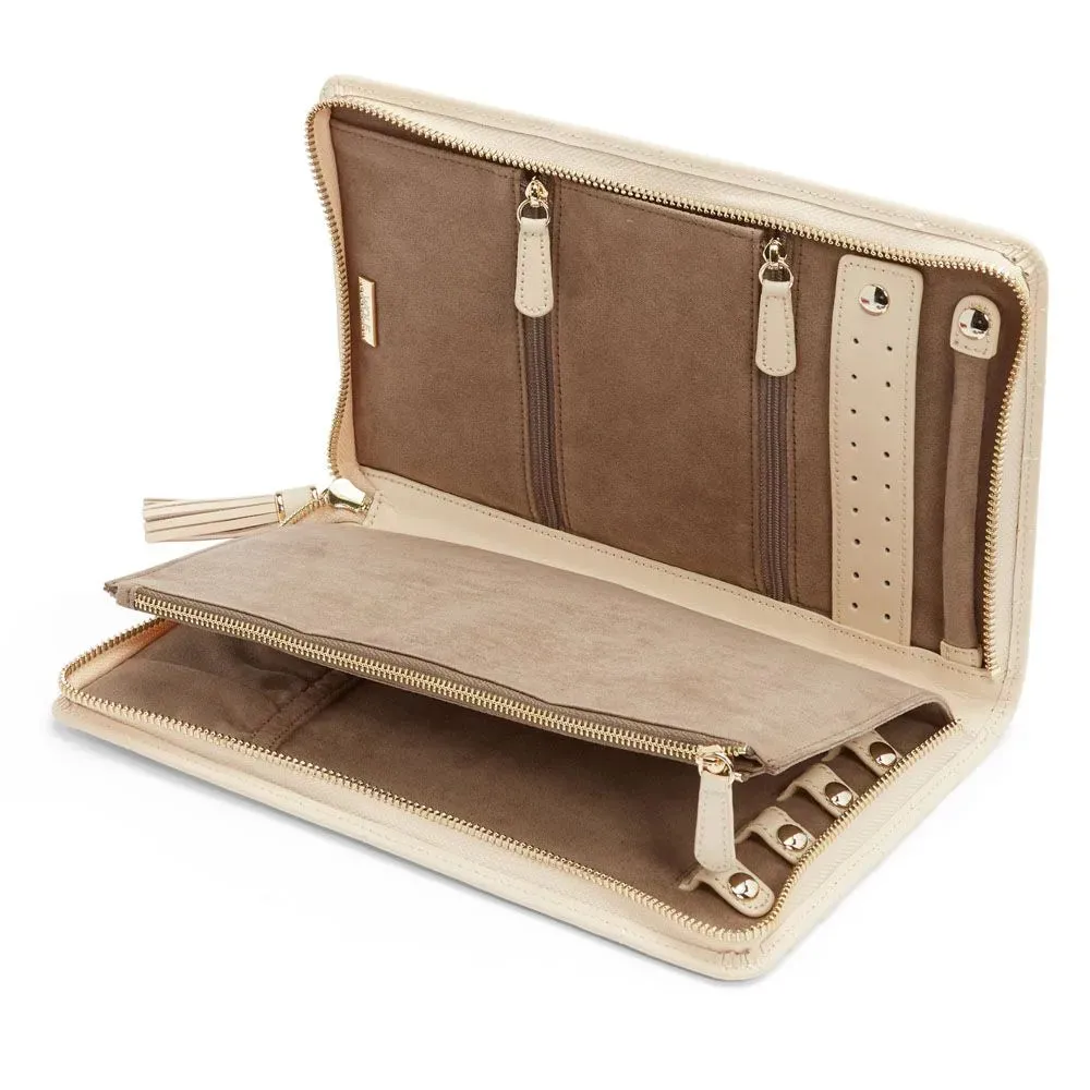 Large Caroline Jewellery Portfolio Ivory