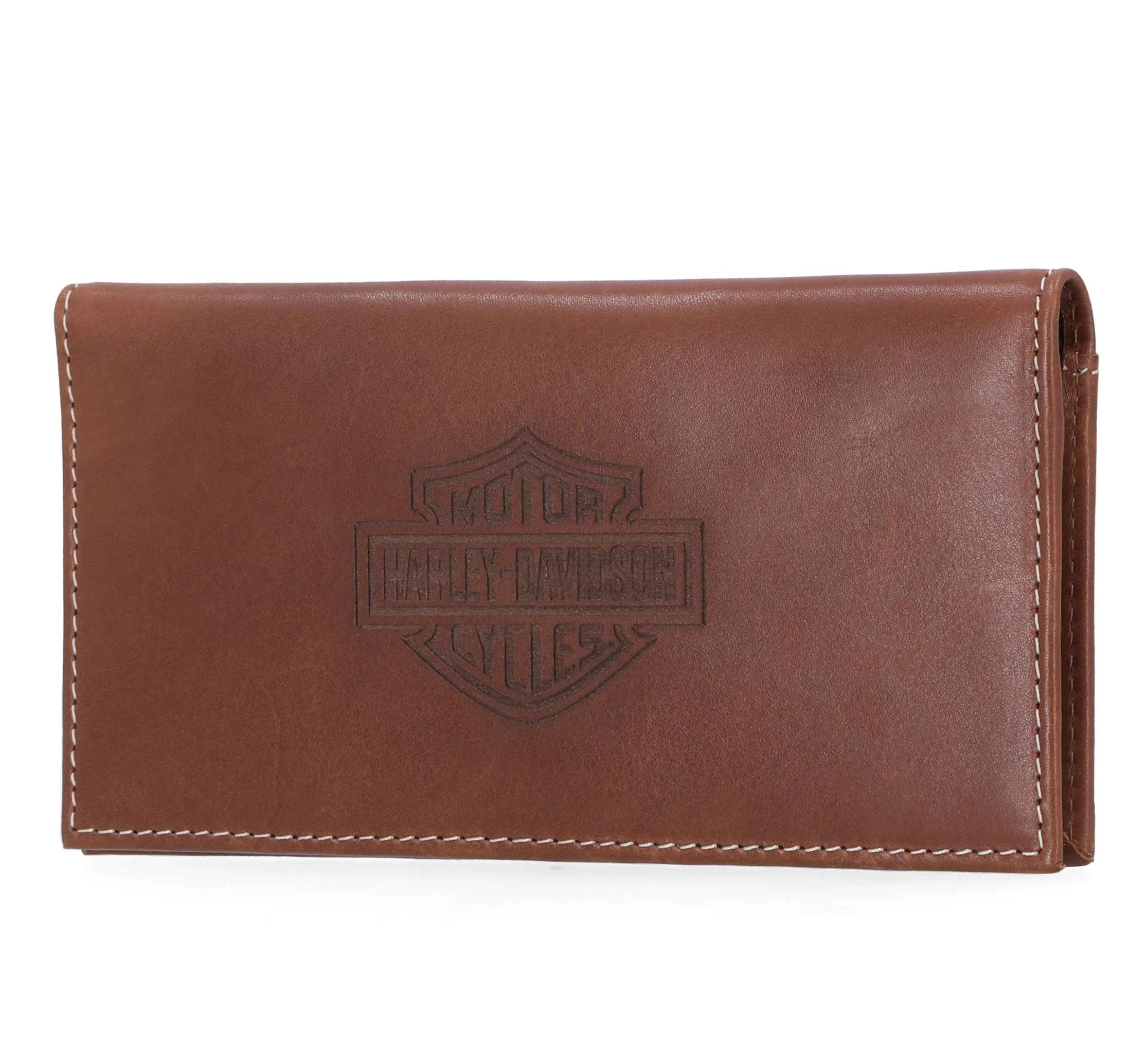 Laser Logo Rodeo Wallet in Cognac - Cognac