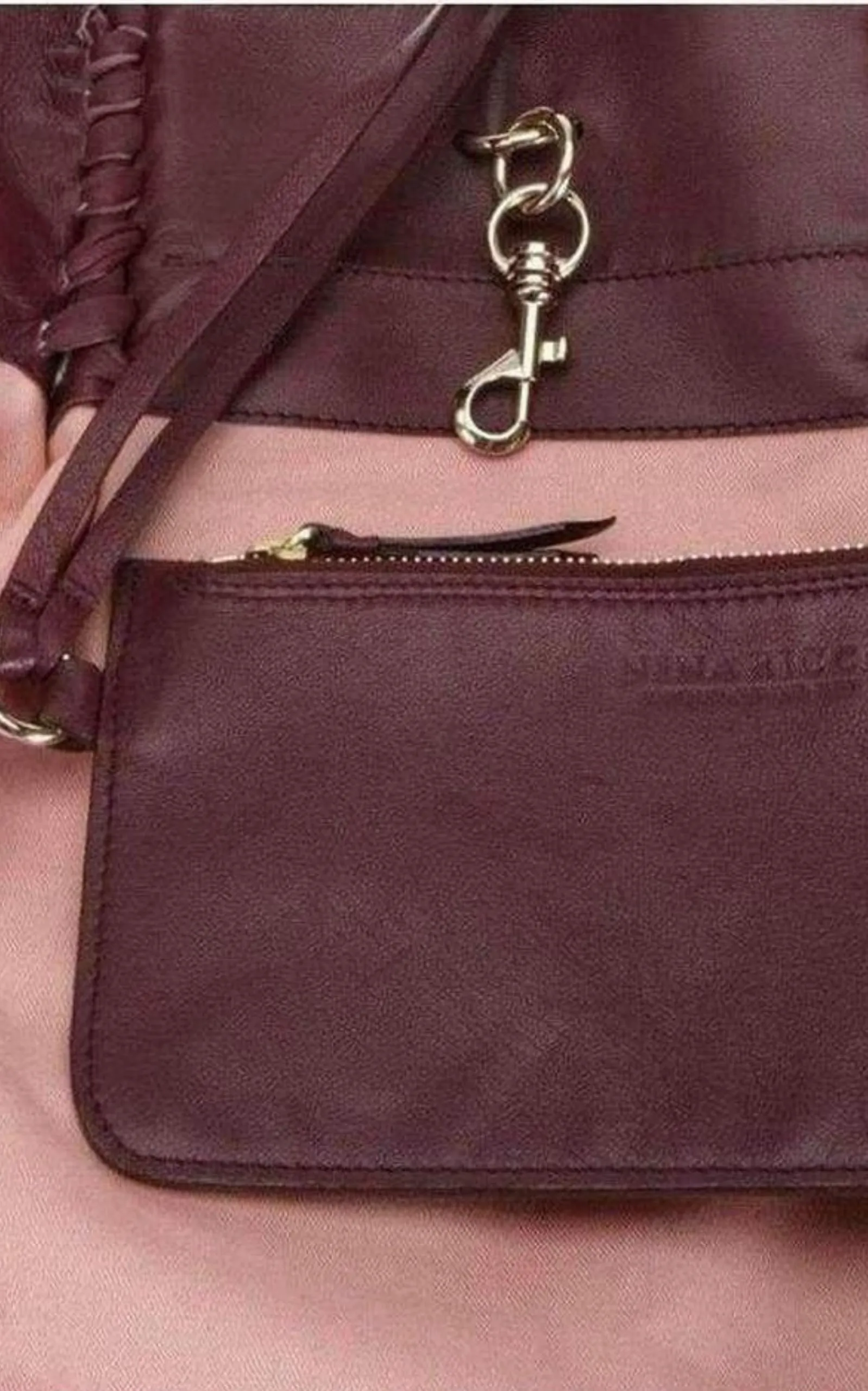 Liane Tiered Large Leather Tote Bag
