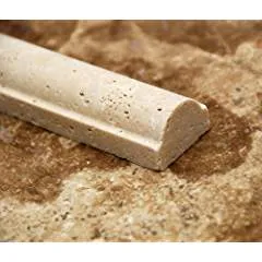Light 1 1/8 X 12 Travertine Small Baldwin Trim