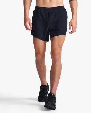 Light Speed Stash 5 Laufshorts Herren - black/black reflective