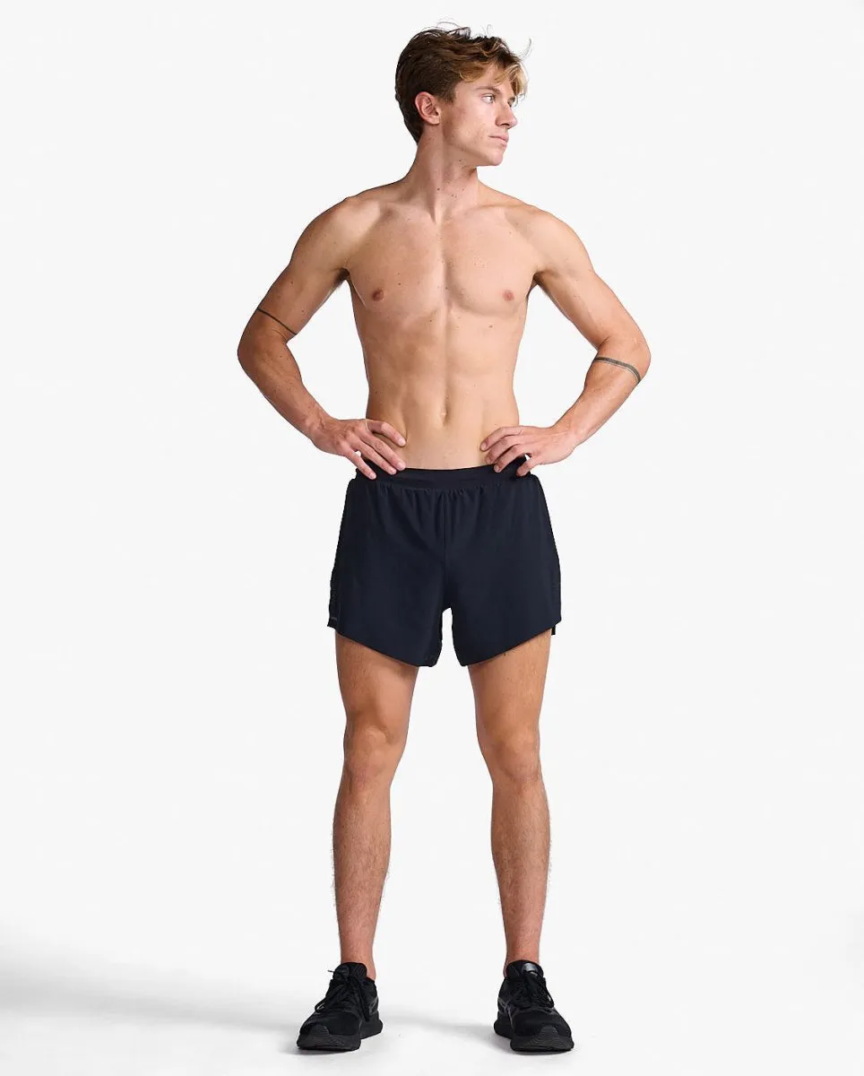 Light Speed Stash 5 Laufshorts Herren - black/black reflective