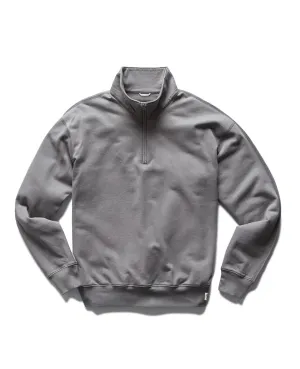 Lightweight Terry Quarter Zip Quarry