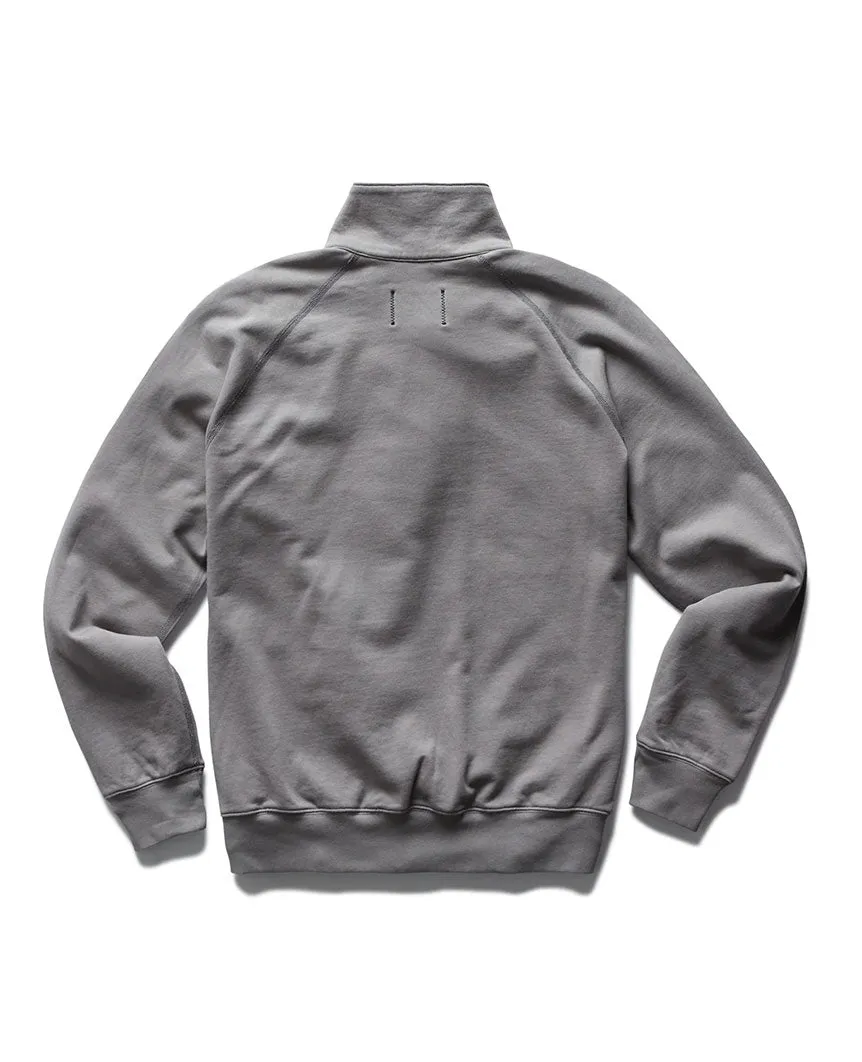 Lightweight Terry Quarter Zip Quarry