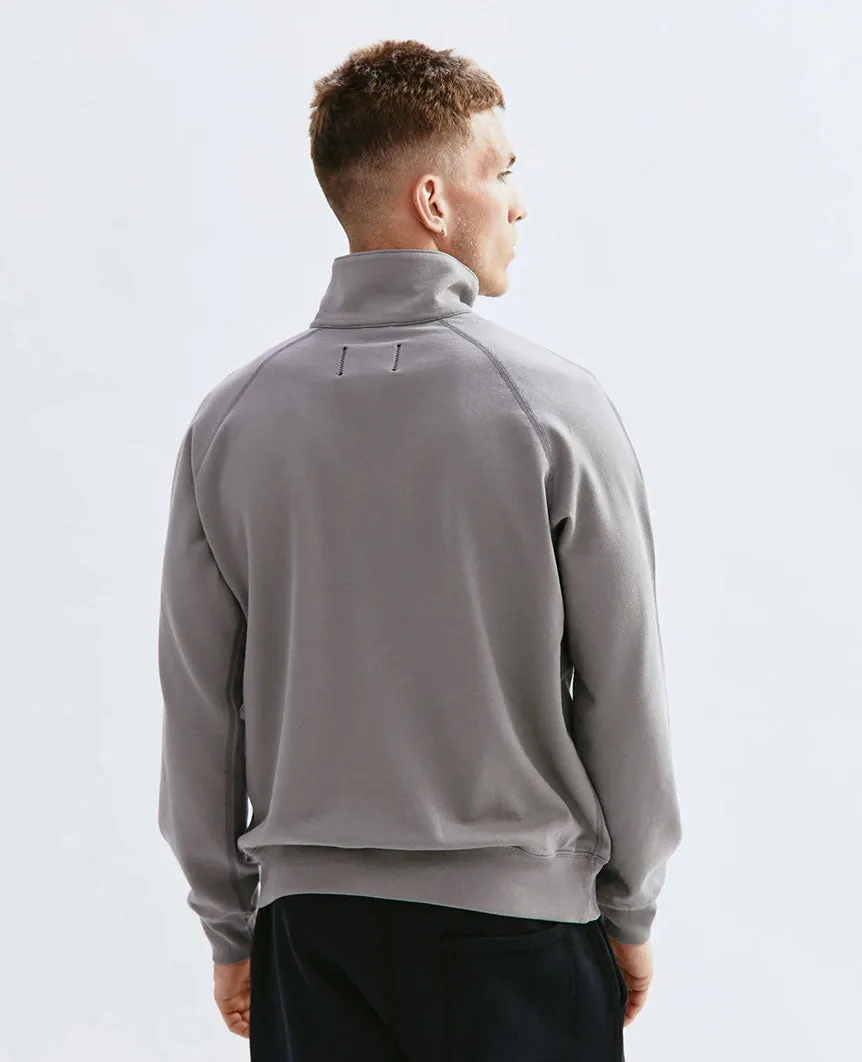 Lightweight Terry Quarter Zip Quarry